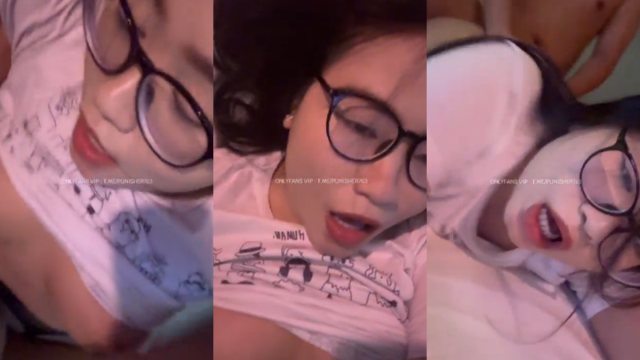 คลิปหลุดนักเรียนสาวแว่นสาวอวบโดนเย็ดเสียวไม่ไหว