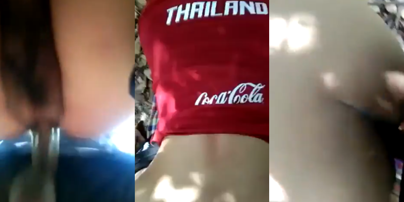 คลิปหลุดนักเรียนแอบมาเย็ดกันหลังโรงเรียนคาชุดพละไทบ้านๆเงี่ยนก็แอบนัดมาเย็ดไม่ต้องเปิดห้อง