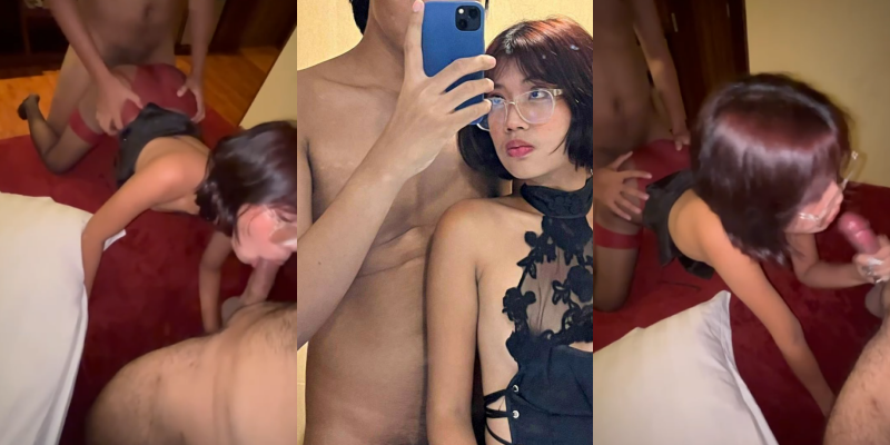 คลิปโป๊สวิงกิ้ง คลิปหลุดนักเรียนแฟนสาวแว่นสวิงกิ้งแฟนสาวเงี่ยนน้องchachaสาวแว่นดาวtiktok